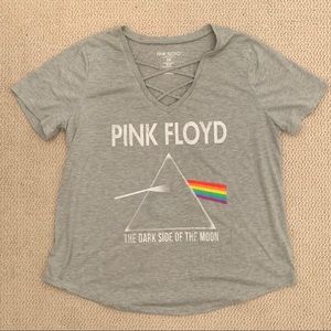 Pink Floyd Dark Side of the Moon V-neck Tee